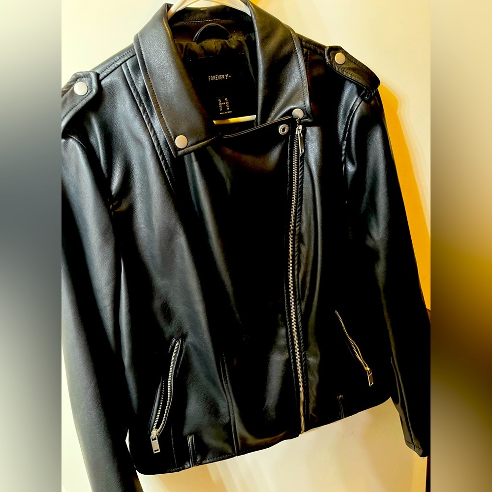 Pleather Black Jacket - image 1